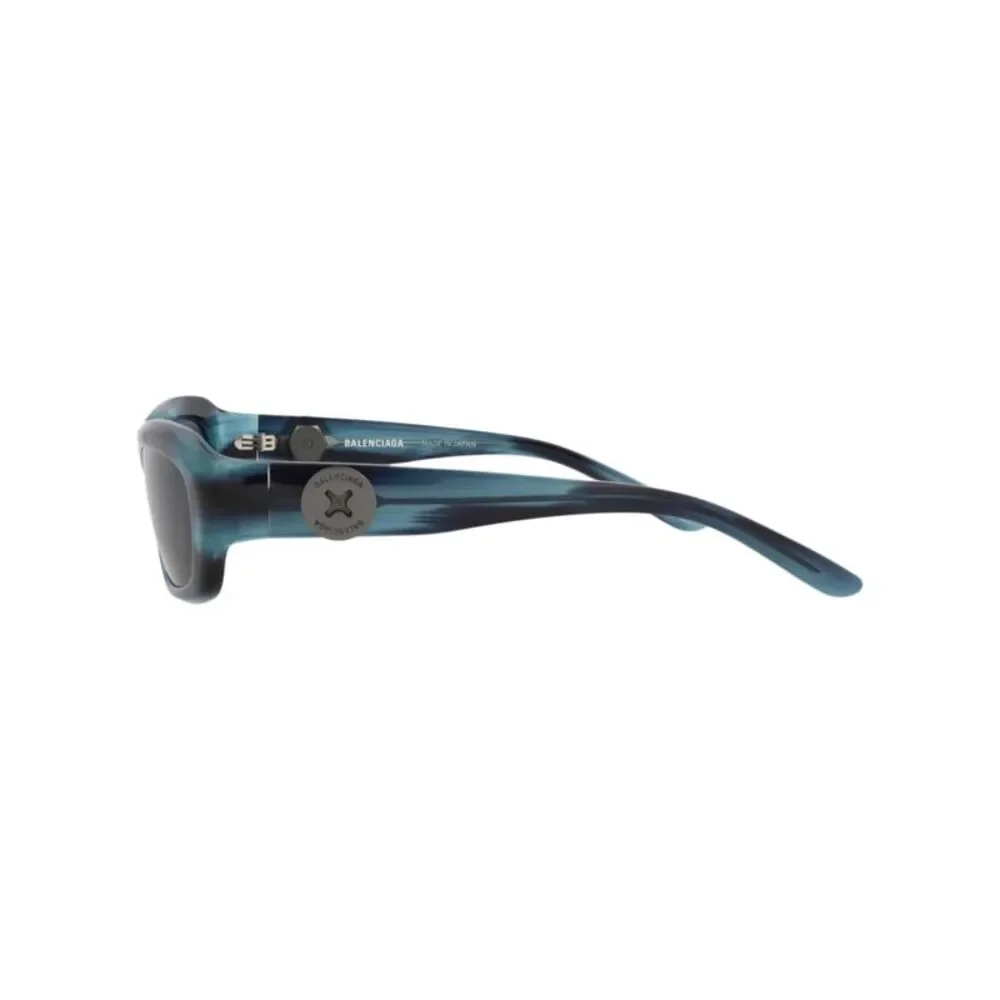 Balenciaga Square-Frame Recycled Acetate Sunglasses Blue Unisex-Adult